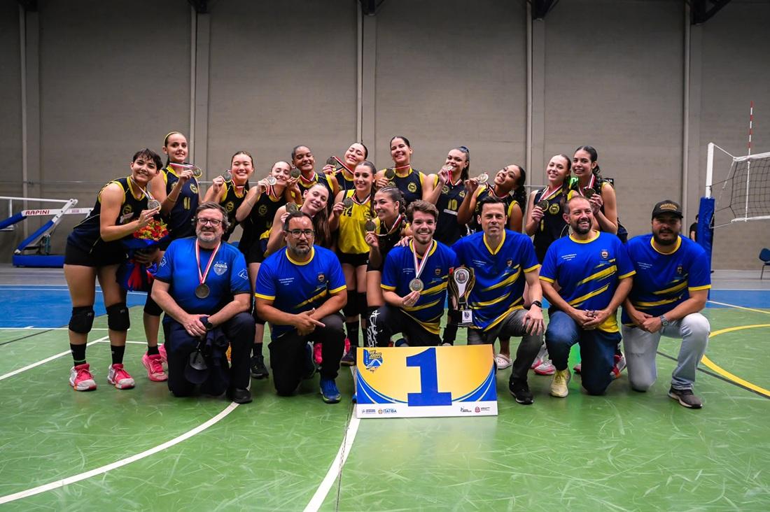 Vôlei Feminino de Jaguariúna Conquista Título Épico nos Jogos Regionais