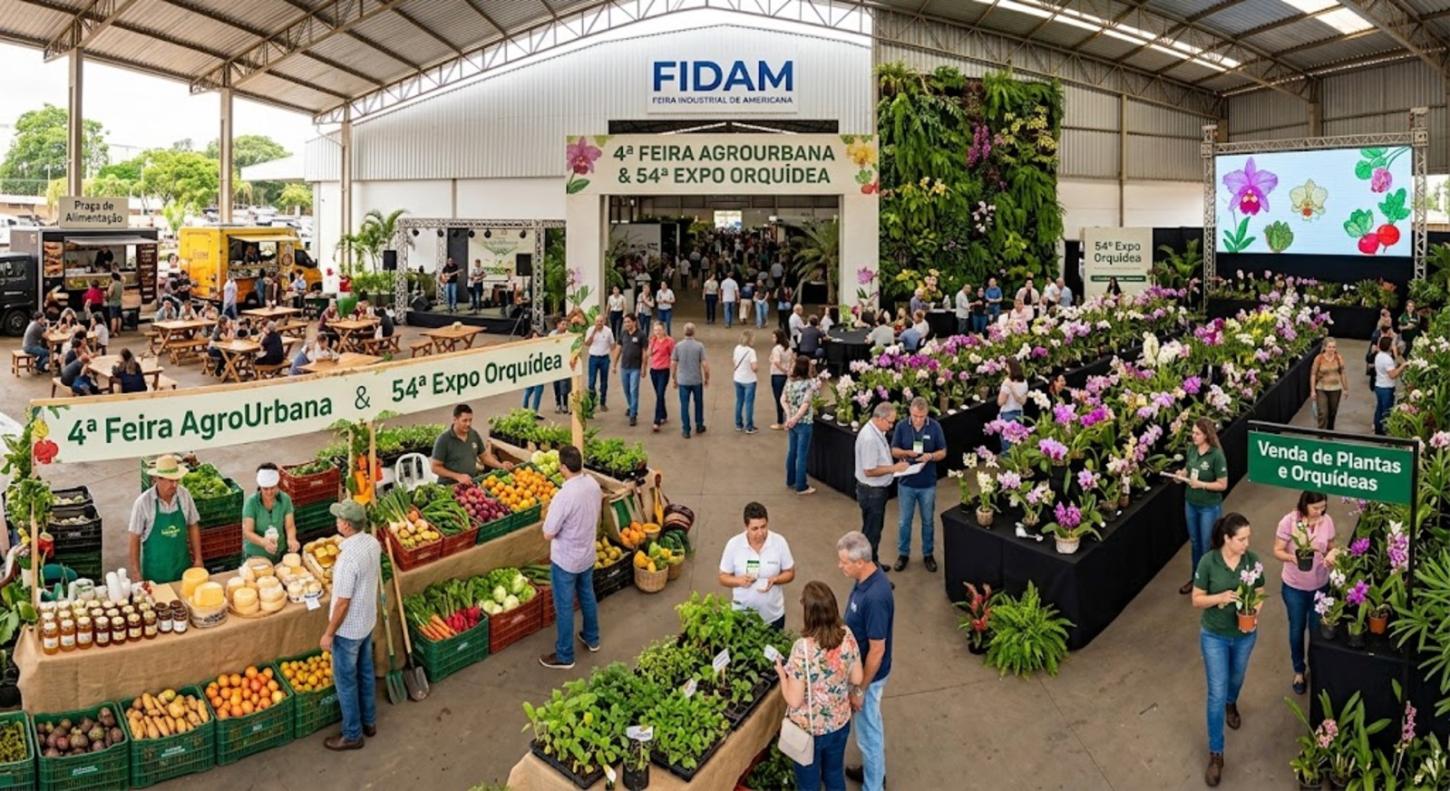 Americana realiza 4ª Feira AgroUrbana e recebe 54ª Expo Orquídea de 11 a 13 de setembro