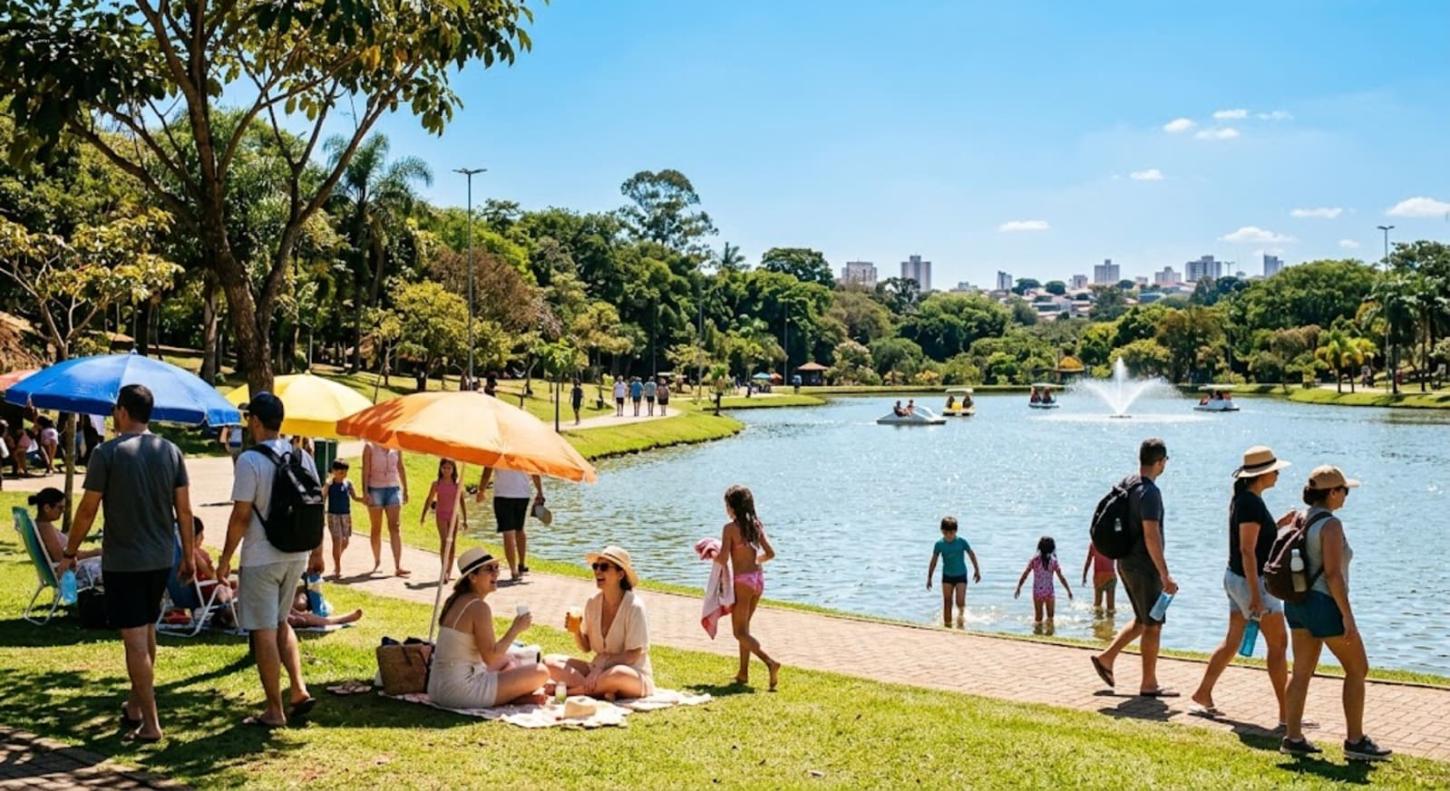 Fim de semana em Paulínia registra forte calor de até 35°C e sol: veja!